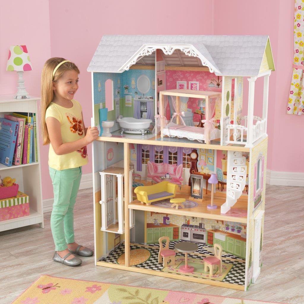 Kidkraft Kaylee Dollhouse leļļu māja no koka 65869